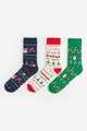 LC WAIKIKI Karácsonyi mintás hosszú szárú zokni szett - 3 pár férfi