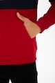 Red, White and Blue Andro kapucnis feliratos pulóver férfi