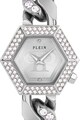 Philipp Plein Кварцов часовник от неръждаема стомана с кристали Жени
