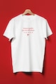 VERYCHI Тениска от органичен памук с надпис Мъже