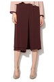 Max&Co Fusta pantalon cu aspect suprapus rosu Bordeaux Perfetto Femei