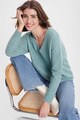 GreenPoint V-nyakú bő fazonú pulóver női