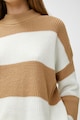KOTON Bő fazonú csíkos pulóver női