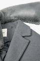 KOTON Duplagombsoros kabát műszőrme gallérral női