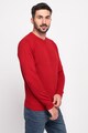 Lee Cooper Фино плетен пуловер с шпиц Мъже