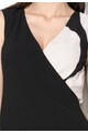 Pennyblack Rochie negru cu alb fara maneci Magritte Femei