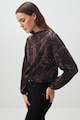 JIMMY KEY Рипсена блуза с абстрактна шарка Жени