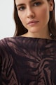 JIMMY KEY Рипсена блуза с абстрактна шарка Жени