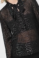 JdY Прозрачна блуза с панделка Жени
