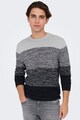 Only & Sons Пуловер с овално деколте и дизайн с цветен блок Мъже