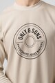 Only & Sons Суитшърт с памук с лого Мъже