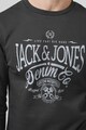 Jack & Jones Bluza de trening cu decolteu la baza gatului si imprimeu logo Eric Barbati