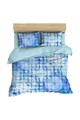 Leunelle Lenjerie de pat albastru cu imprimeu 3D si cu mandale Okyanus Femei