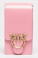 Pinko Кожена чанта Love One Smart с метално лого Жени