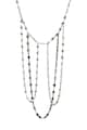 OXETTE Ródiumbevonatú kétsoros ezüst nyaklánc női