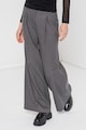 Karl Lagerfeld Bő szárú lyocell tartalmú nadrág női