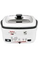 Tefal Friteuza 9in1  Versalio Deluxe , 1600 W, 1 kg, Bol detasabil, Alb/Negru Femei