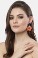 AVANT-GARDE PARIS Hibiscus fülbevaló kristályokkal női