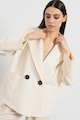 Max&Co Rövid gyapjúkabát fedőlapos zsebekkel női
