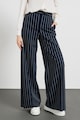 Max&Co Pantaloni cu croiala ampla si model in dungi Femei