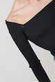 Max&Co Tolone szűk fazonú pulóver szögletes nyakrésszel női