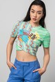 Max&Co Crop póló mindenféle mintákkal női