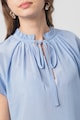 Max&Co Полупрозрачна блуза с къси ръкави Жени