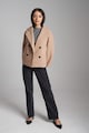 INNES Atelier Dupla gombsoros gyapjútartalmú rövid kabát női