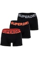 SUPERDRY Set de boxeri cu banda logo in talie - 3 perechi Barbati