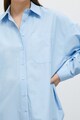 KOTON Уголемена памучна риза с джоб на гърдите Жени