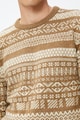 KOTON Пуловер с фигурална шарка Мъже
