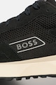 BOSS Мрежести спортни обувки с еко велур Мъже