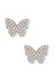 DKNY Pillangó alakú fülbevaló kristályokkal női