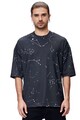 HAMZA Tricou unisex supradimensionat Star Gazing Femei