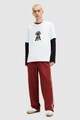AllSaints Tricou de bumbac cu imprimeu grafic Wulfane Barbati