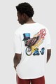 AllSaints Памучна тениска Roller с фигурална шарка Мъже
