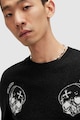 AllSaints Пуловер Smile с вълна с лого и фигурален десен Мъже