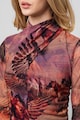 AllSaints Rochie cu imprimeu abstract Femei