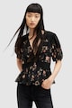 AllSaints Bluza evazata cu model floral Dinah Tanana Femei