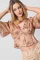 AllSaints Bluza crop cu imprimeu floral Femei