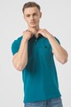 United Colors of Benetton Памучна тениска слим с яка Мъже