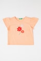 United Colors of Benetton Tricou cu maneci butterfly Fete