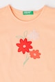 United Colors of Benetton Тениска с ръкави тип пеперуда Момичета