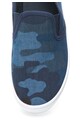 Alcott Pantofi slip-on albastri cu imprimeu camuflaj Barbati