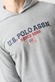 U.S. Polo Assn. Kapucnis pulóver hímzett logóval férfi