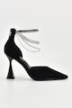 Karl Lagerfeld Nyersbőr cipő strasszkövekkel női