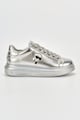 Karl Lagerfeld Кожени спортни обувки с метализиран ефект Жени