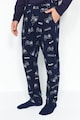 Trendyol Pijama cu pantaloni lungi cu imprimeu Barbati