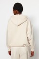Trendyol Bő fazonú kapucnis pulóver kötött részletekkel női