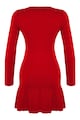 Trendyol Рипсена рокля тип пуловер с разкроен подгъв Жени